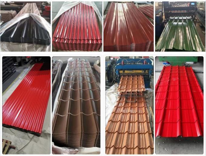 Zinc Galvanized Corrugated Steel Iron Roofing Tole Sheets