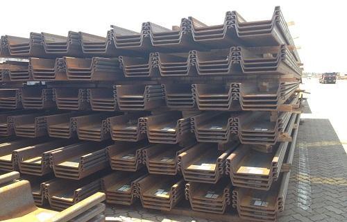ASTM A328 Q345b 강철 시트 말뚝 타입 2 Sy295/Sy390 열간 압연강 시트 파일